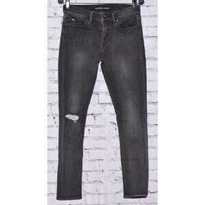 Express Legging Mid Rise Skinny Stretch Distressed Denim Jeans Size 6R